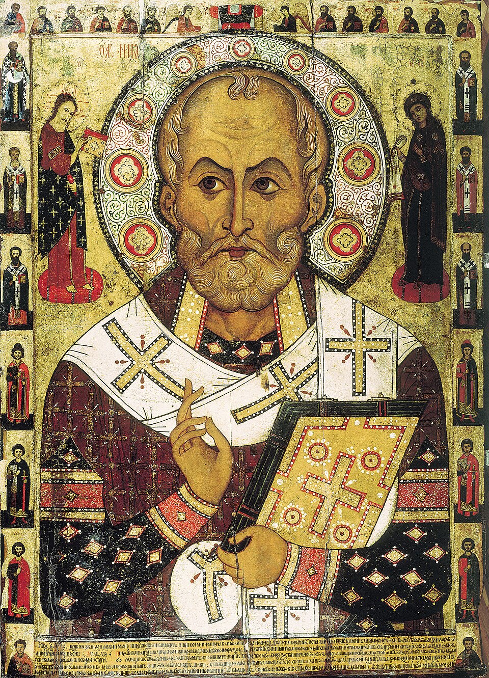 Icon of Saint Nicholas, Lipnya, Novgorod, 1294